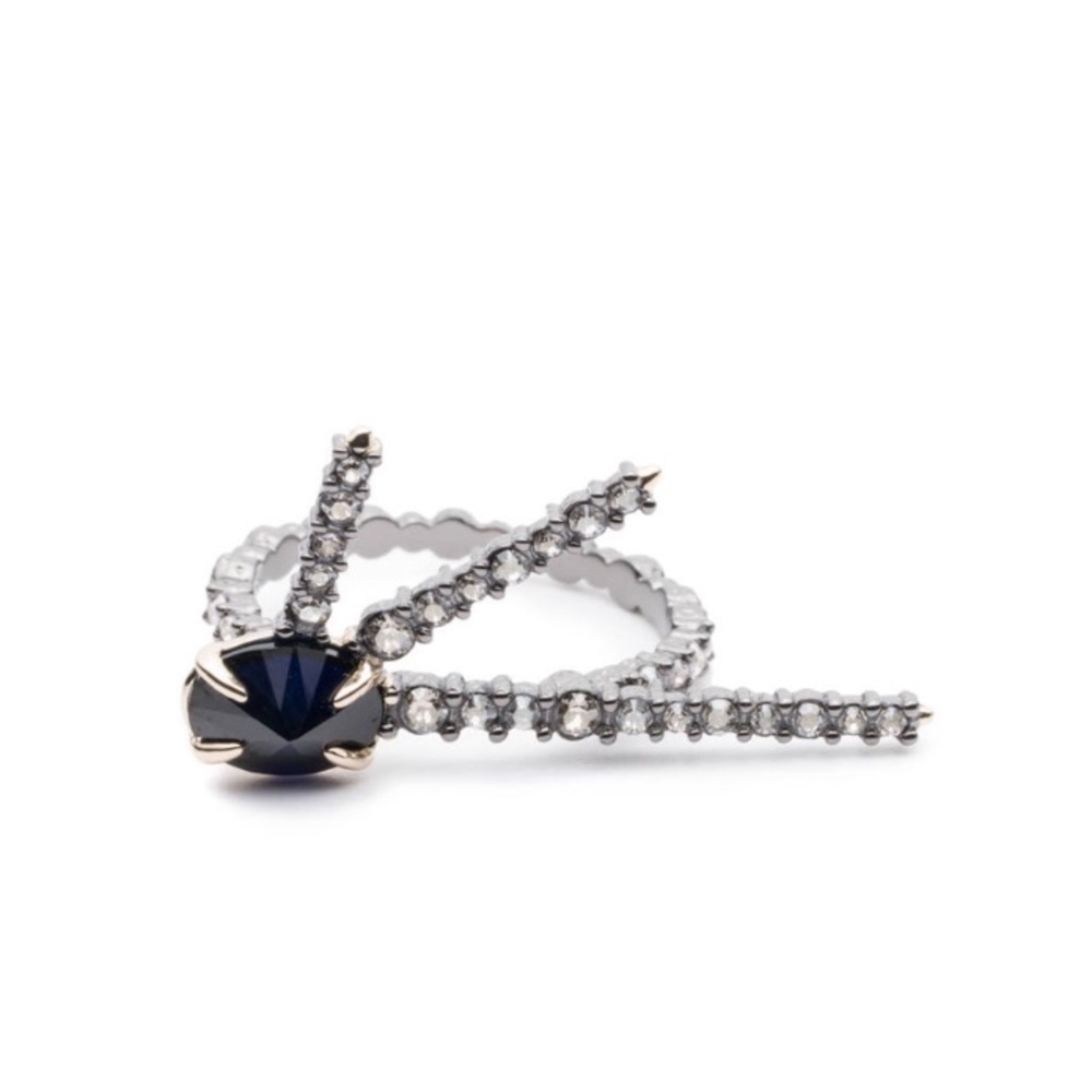Alexis Bittar Crystal Encrusted Spur Ring
